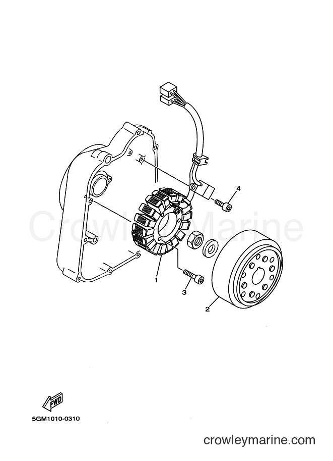 Yamaha Motors YP250 (5GM2) [010] - GENERATOR