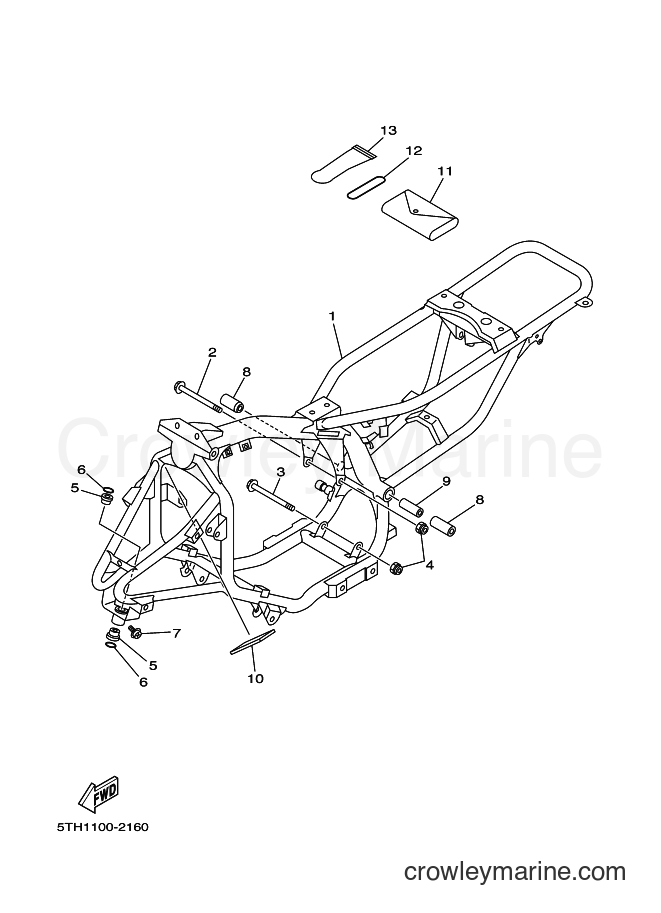 Yamaha Motors YFM80 (5THB) [030] - FRAME