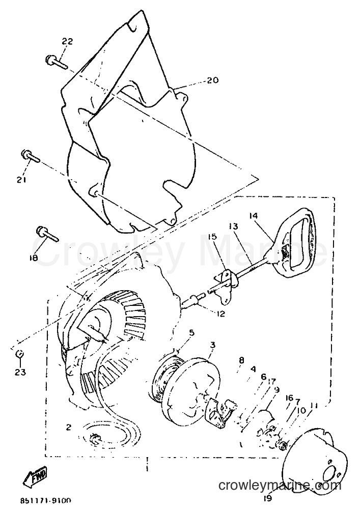 Yamaha Motors ET400 (85U2) [020] - STARTER