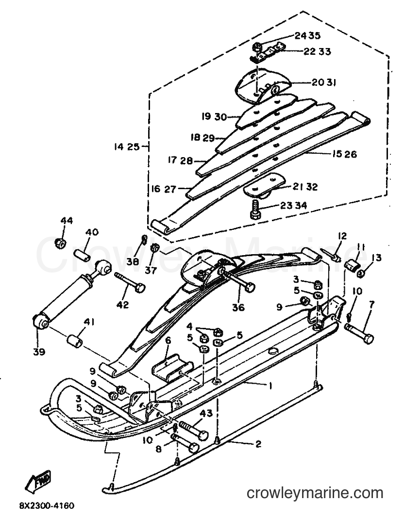 1987 Snowmobile ET340TRL - ET340TRL (83E) [999] - SKI