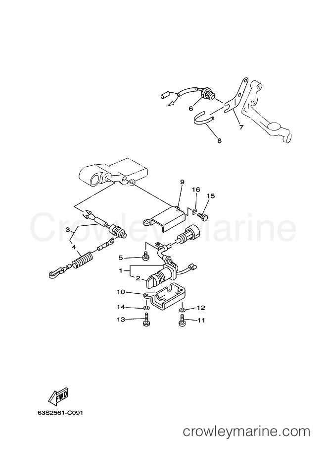Yamaha Motors 85AED (6883) [160] - ELECTRICAL 2