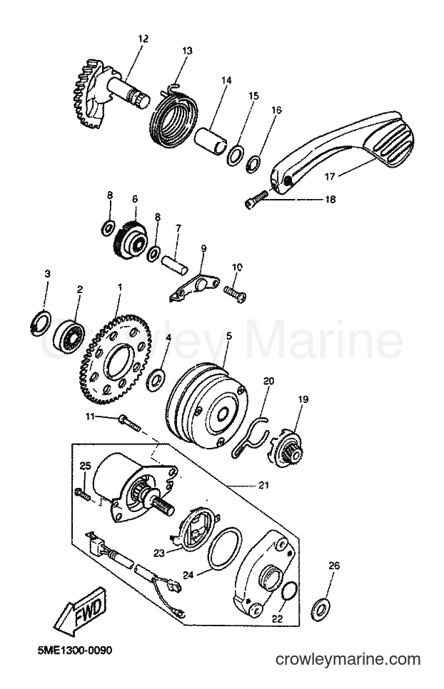 2000 Scooter YQ100 - YQ100 (5ME1) [060] - STARTER