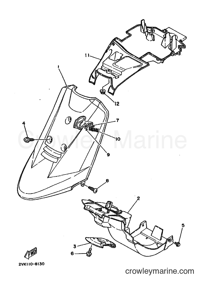1990 Scooter CG50E - CG50E (2YT3) [010] - FENDER