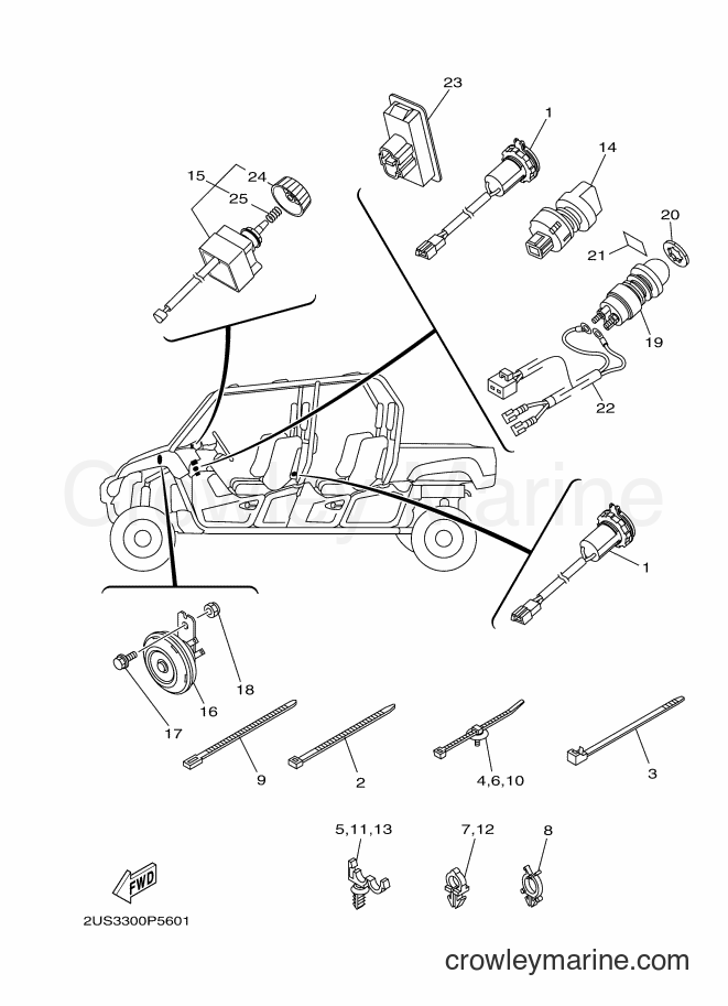 Yamaha Motors YXC700E (2US3) [010] - ELECTRICAL 2