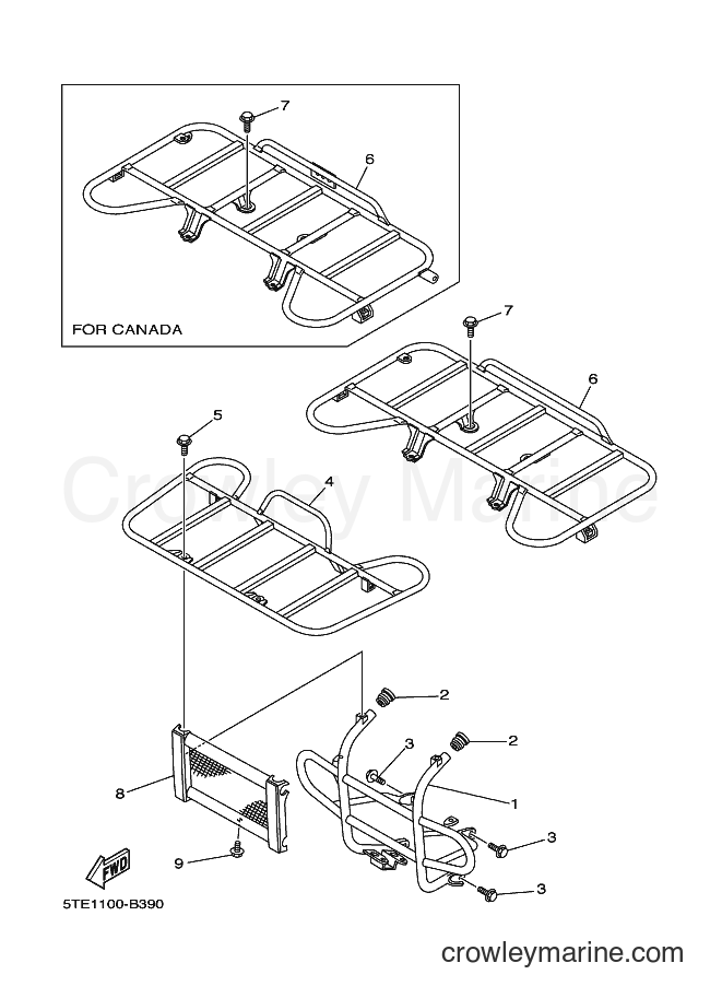 Yamaha Motors YFM400FWAN (5TE2) [010] - GUARD