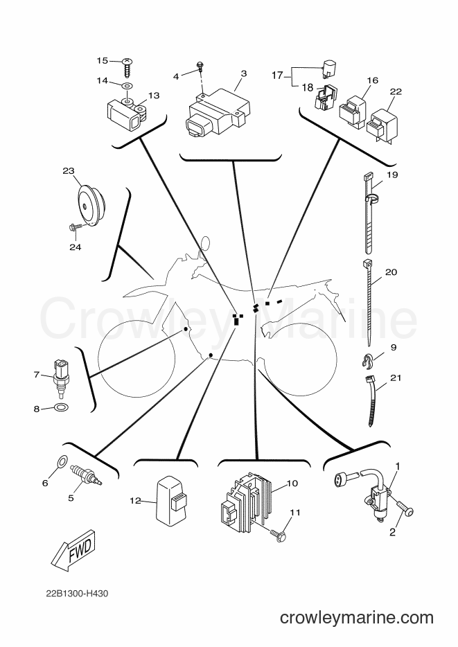 2009 Dirt Bike WR125R - WR125R (22B1) [080] - ELECTRICAL 2