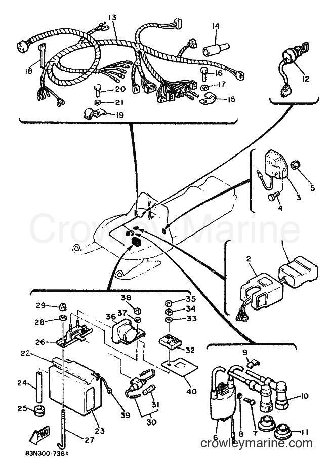 1990 Snowmobile XL540 - XL540 (86L2) [010] - ELECTRICAL 1