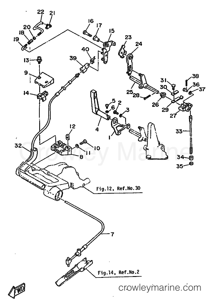 Yamaha Motors F9.9B (6G9) [99A] - CONTROL