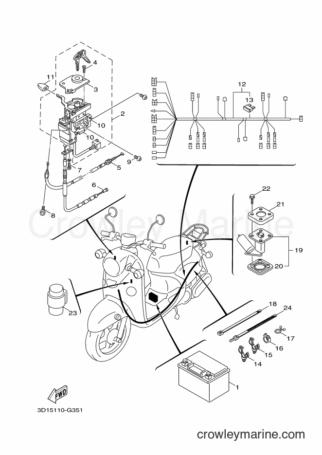 Yamaha Motors XC50Y (3D18) [010] - ELECTRICAL 2