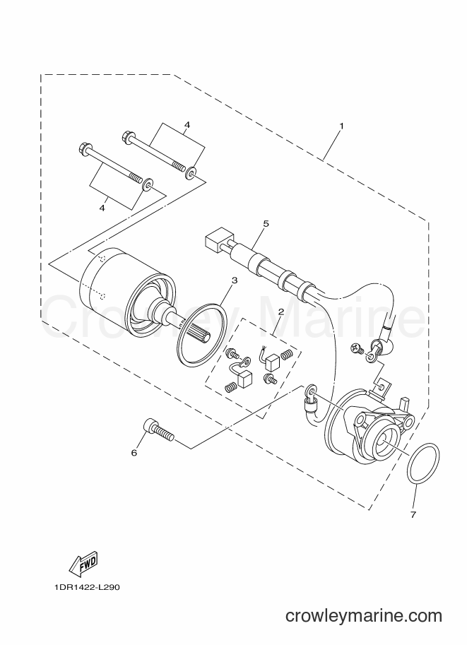 2013 Scooter XC115S - XC115S (1DR3) [010] - STARTING MOTOR