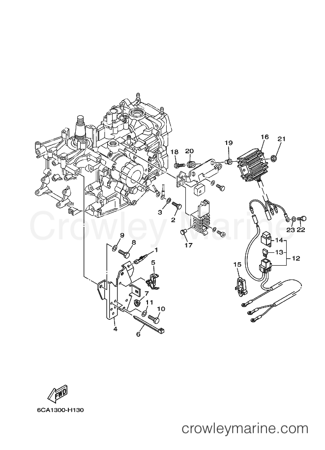 Yamaha Motors F9.9HMHS (6CA2) [120] - ELECTRICAL 2