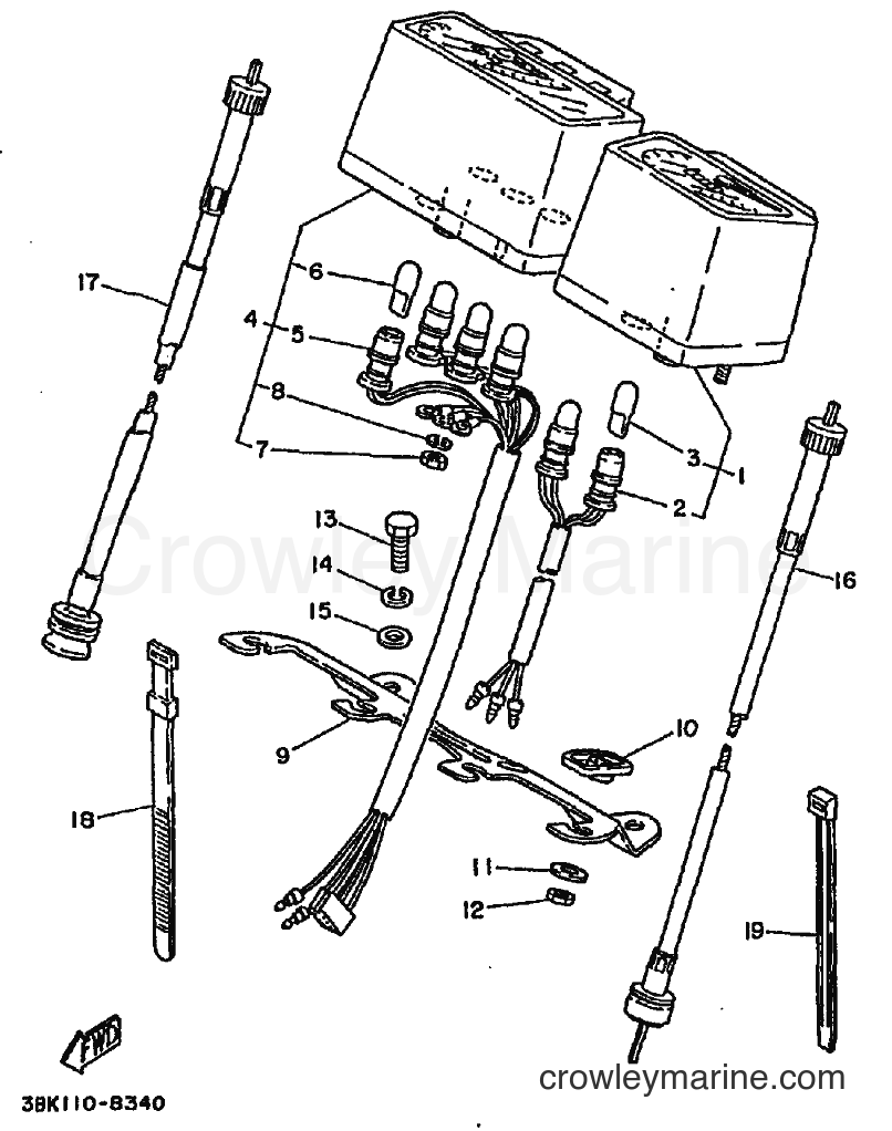 1994 Dirt Bike DT50LC - DT50LC (3BKA) [010] - METER