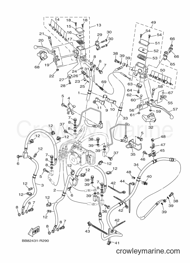 Yamaha Motors MWS150-A (BB81) [060] - FRONT MASTER CYLINDER