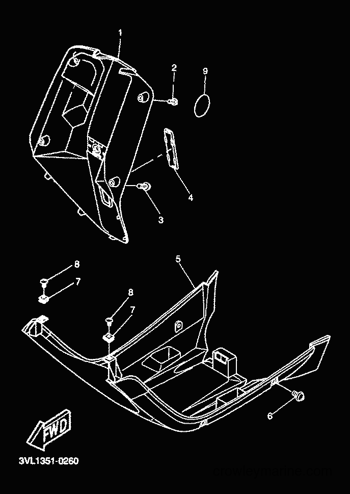 2001 Scooter CW50 - CW50 (5HG9) [030] - LEG SHIELD