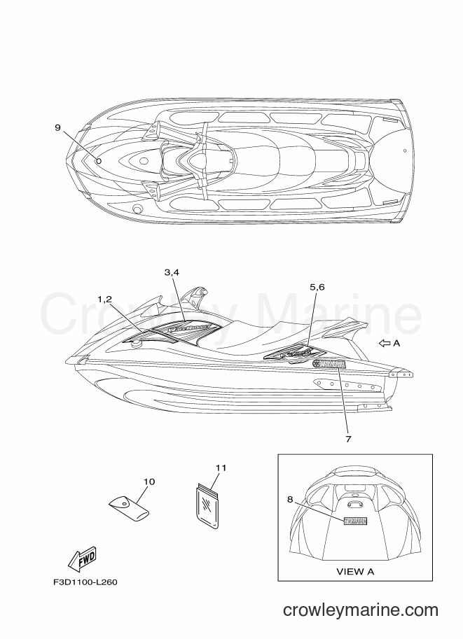Yamaha Motors VX700-L (F3D1) [010] - GRAPHICS