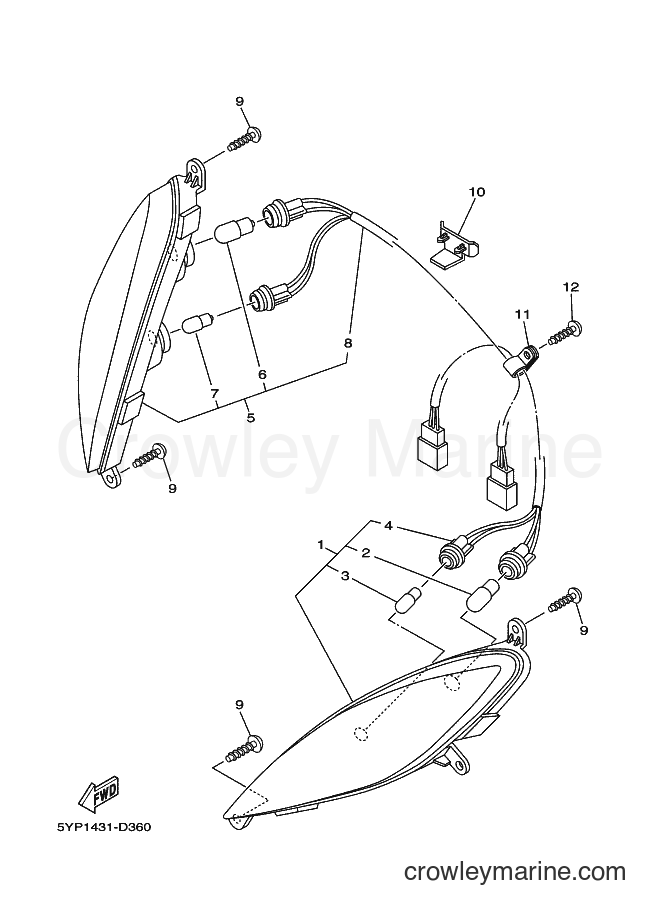 Yamaha Motors T135SEC (1S97) [010] - FLASHER LIGHT