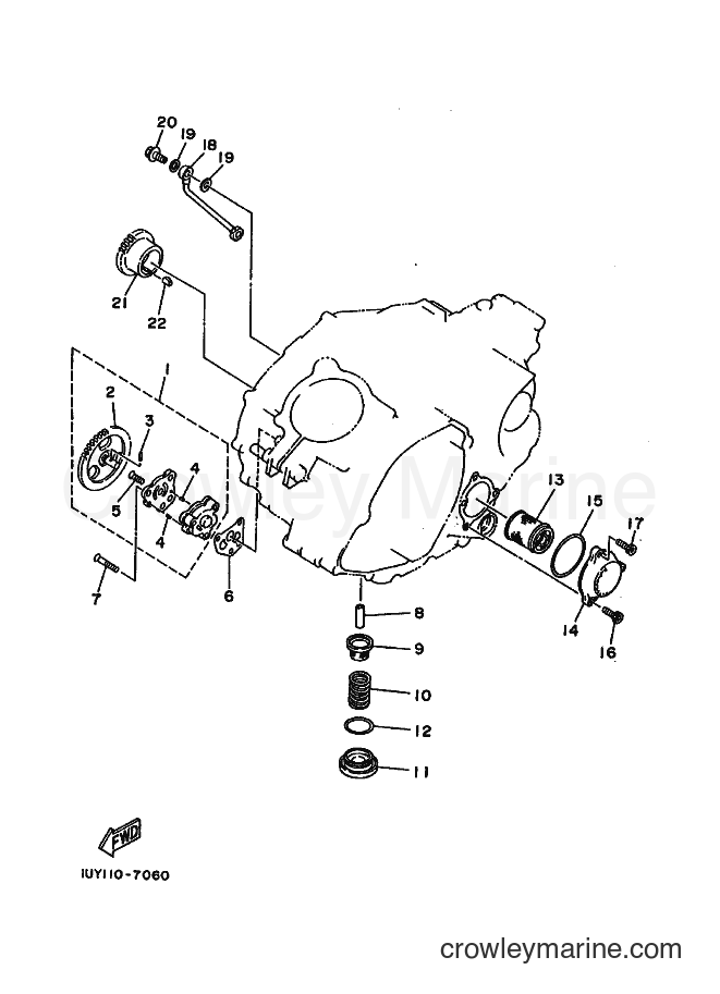 1988 ATV YFM350X - YFM350X (2XK0) [010] - OIL PUMP