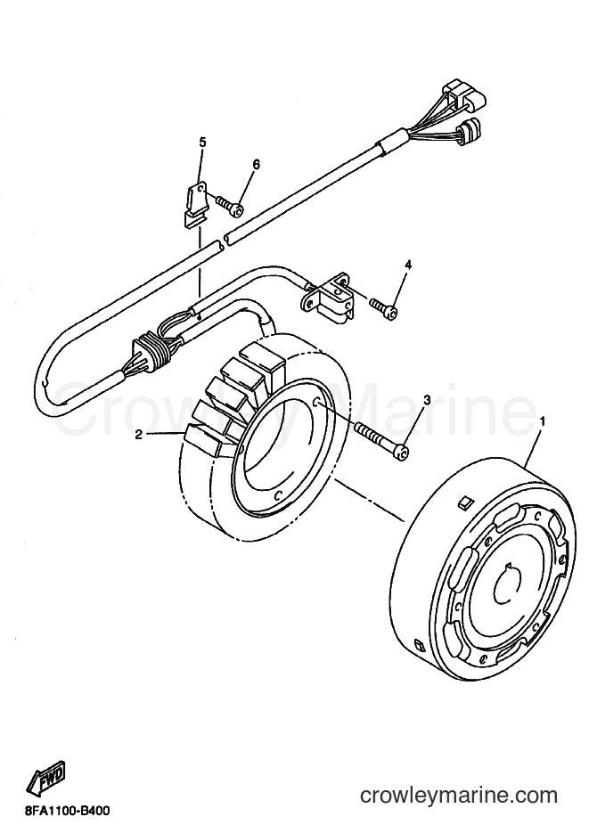 Yamaha Motors RX10 (8FA1) [020] - GENERATOR