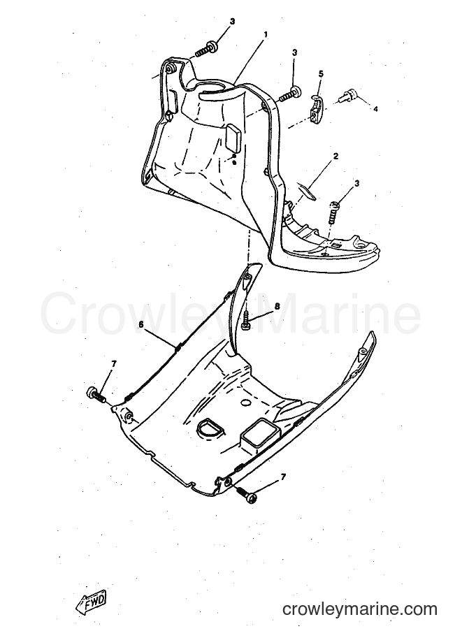 1997 Scooter CW50RSX - CW50RSX (5CD2) [010] - LEG SHIELD