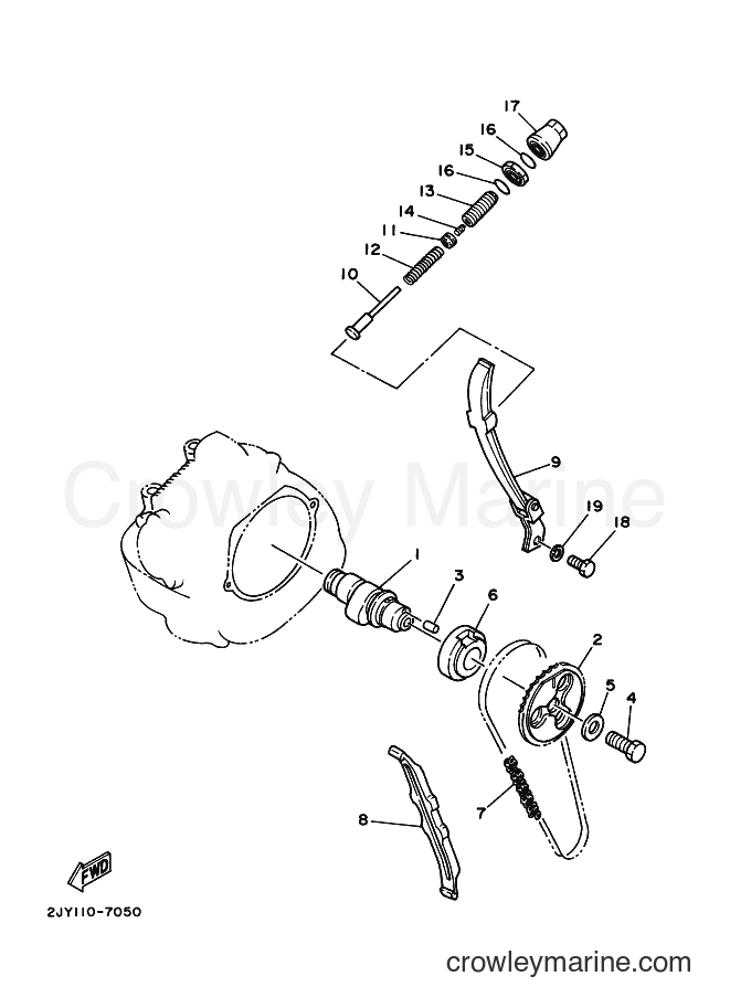 1991 Dirt Bike TW200E - TW200E (3AWA) [010] - CAMSHAFT & CHAIN