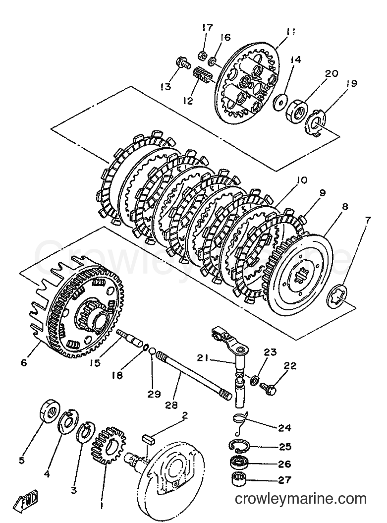 Yamaha Motors SR250SP (3TH5) [999] - CLUTCH
