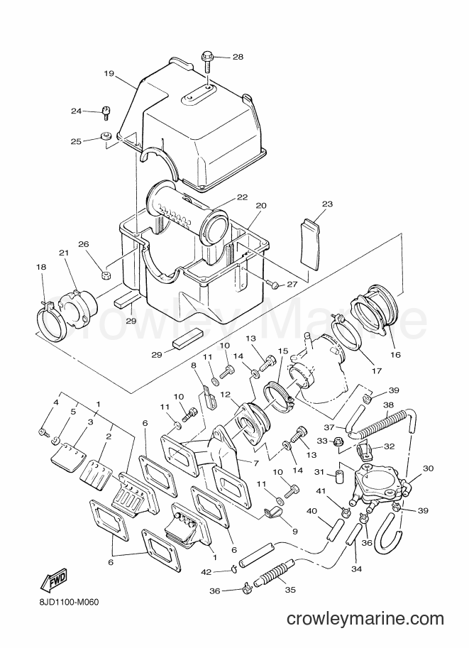 Yamaha Motors VK540E (8JD2) [020] - INTAKE