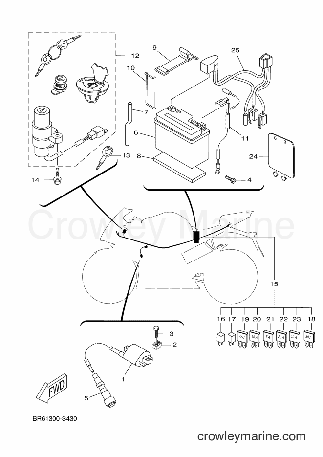 2017 Sport Bike YZF-R125A - YZF-R125A (BR61) [090] - ELECTRICAL 1