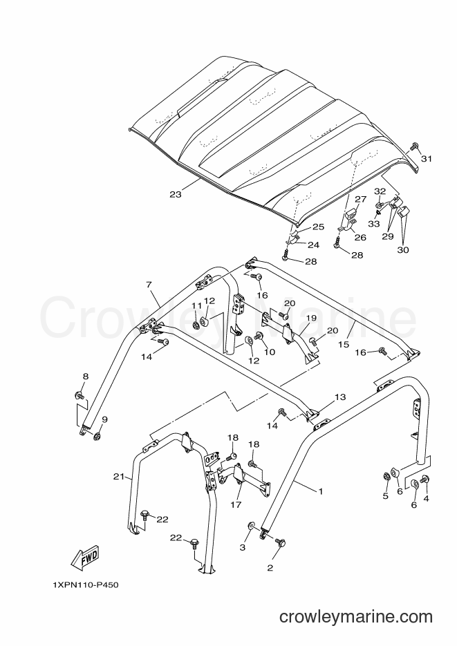 Yamaha Motors YXM700E (B42F) [010] - GUARD 2