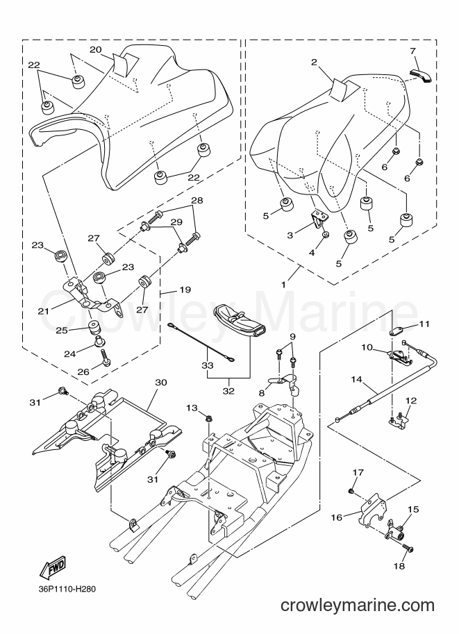 2012 Street Bike XJ6F - XJ6F (36PM) [010] - SEAT