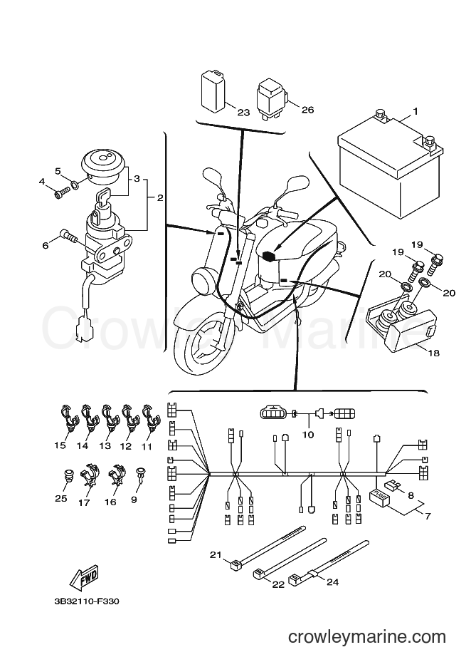 Yamaha Motors XF50 (3B3L) [010] - ELECTRICAL 2