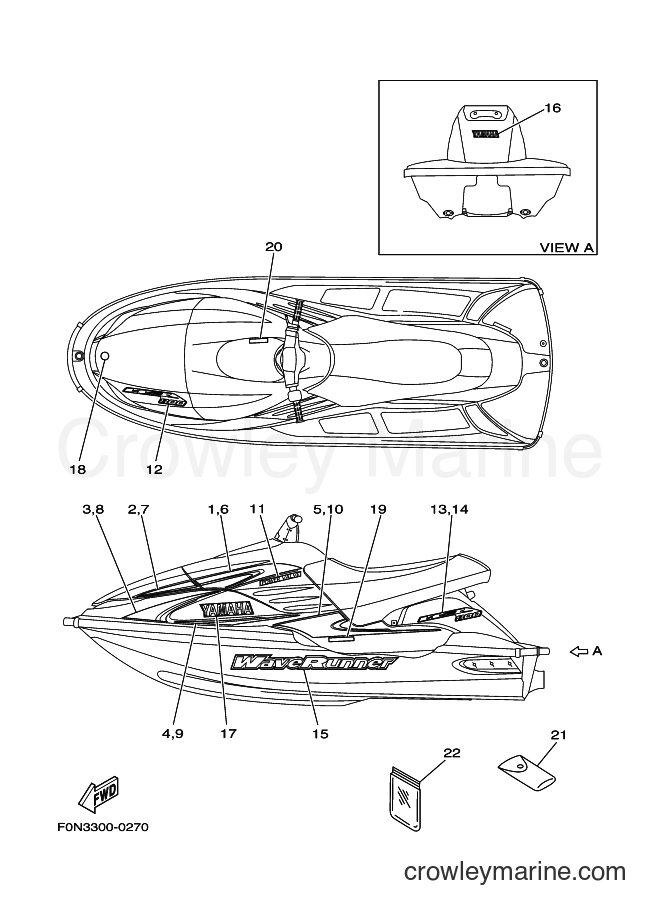Yamaha Motors JET FOR WB800 (67UB) [020] - GRAPHICS