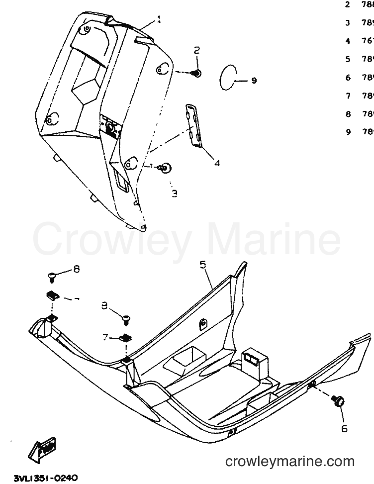1992 Scooter CW50 - CW50 (3VL2) [999] - LEG SHIELD