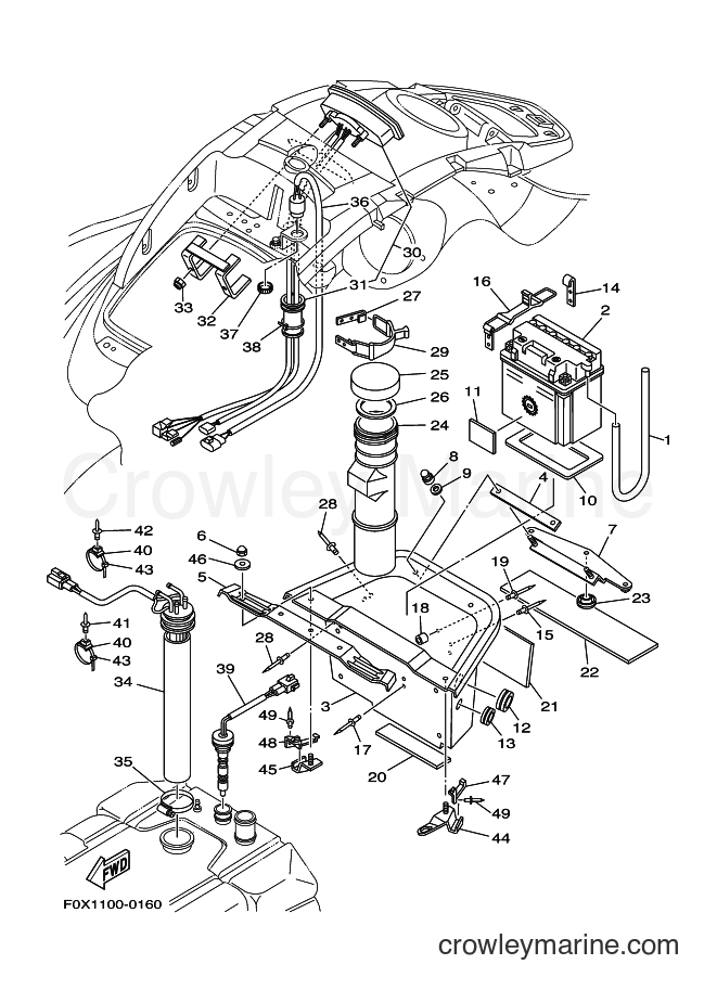Yamaha Motors ENG FOR GP1200 (68BA) [02A] - ELECTRICAL 2