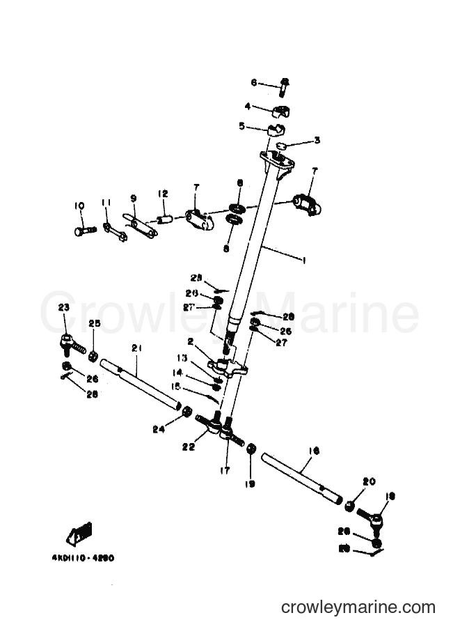 Yamaha Motors YFB250FW (4KD2) [010] - STEERING
