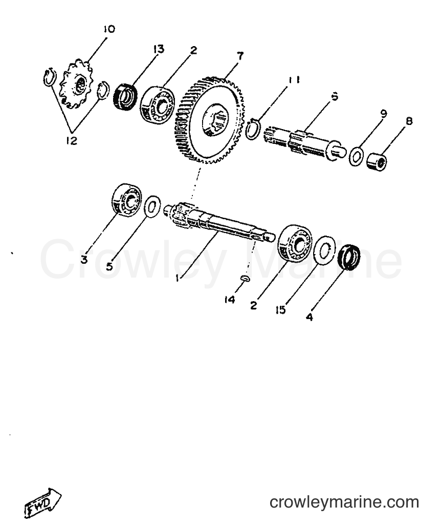 1986 Scooter ME50 - ME50 (1TK) [999] - TRANSMISSION