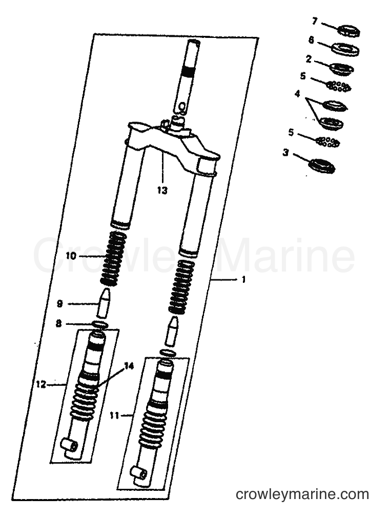 Yamaha Motors CW50 (4EY2) [999] - FRONT FORK