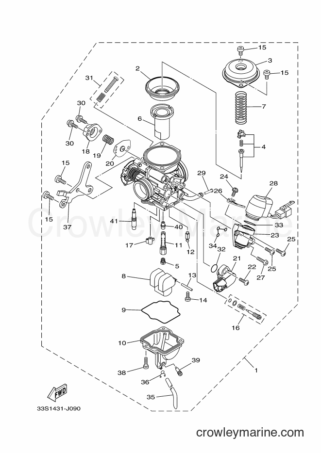 2012 Scooter AL125C - AL125C (44S3) [010] - CARBURETOR
