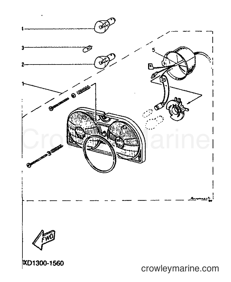 1991 Dirt Bike TDR125 - TDR125 (3XD1) [999] - HEADLIGHT