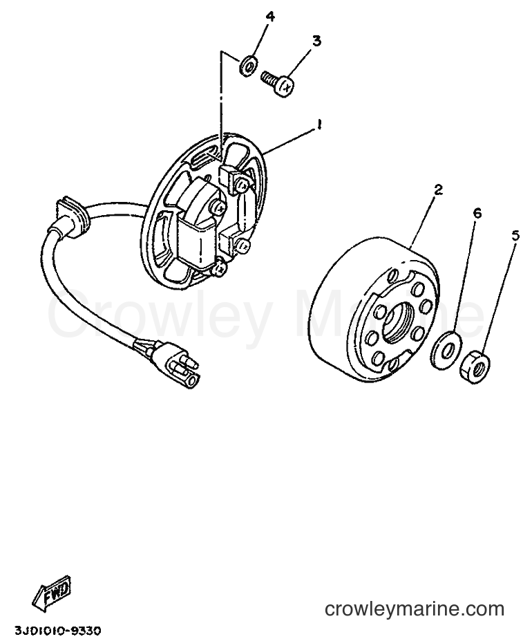 1989 Dirt Bike YZ125 - YZ125 (3JD1) [060] - GENERATOR