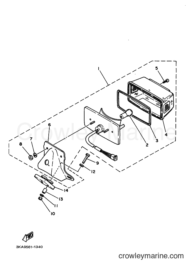 Yamaha Motors RX-K (3KA9) [010] - TAILLIGHT