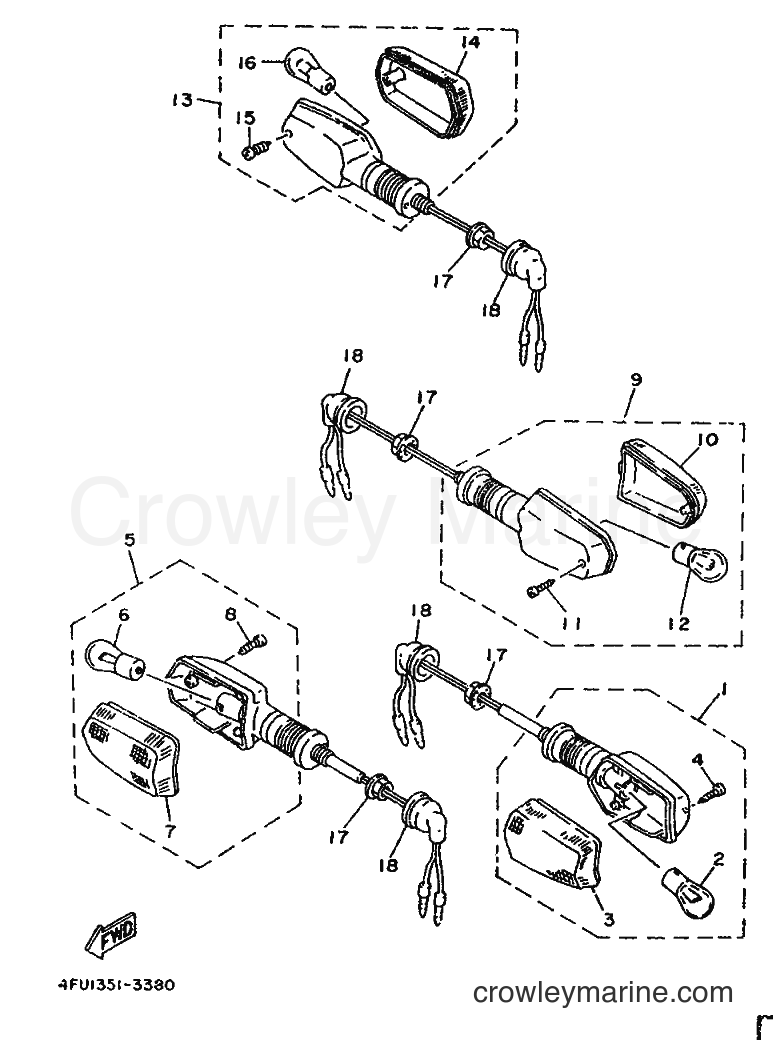1994 Dirt Bike TDR125 - TDR125 (4GW2) [999] - FLASHER LIGHT