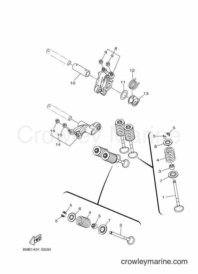 2018 Sport Bike YZF155 - YZF155 (B9B3) [010] - VALVE