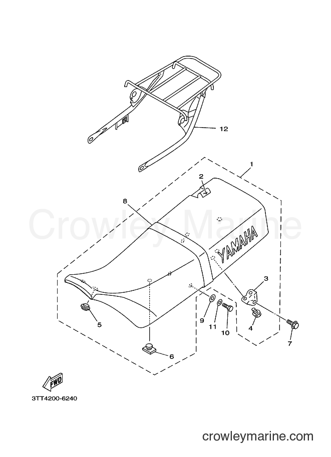 2007 Dirt Bike DT175 - DT175 (3TSL) [010] - SEAT