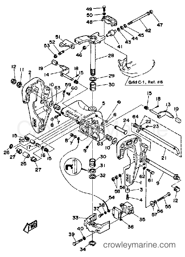 Yamaha Motors PRO50LH - BRACKET