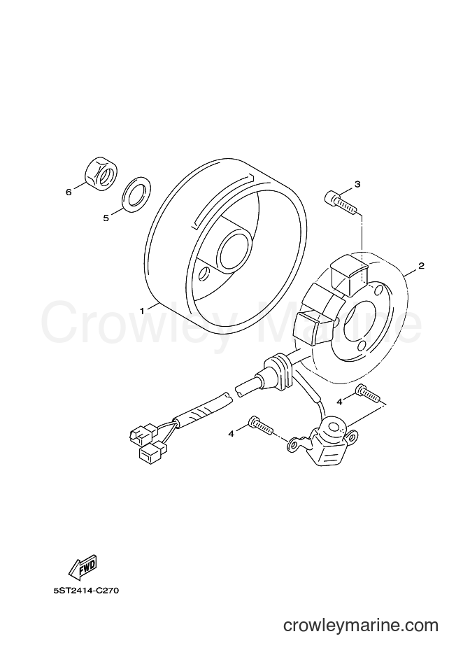 Yamaha Motors XC50 (3D16) [010] - GENERATOR