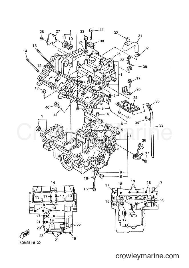 2003 Street Bike FZS600 - FZS600 (5RT4) [080] - CRANKCASE