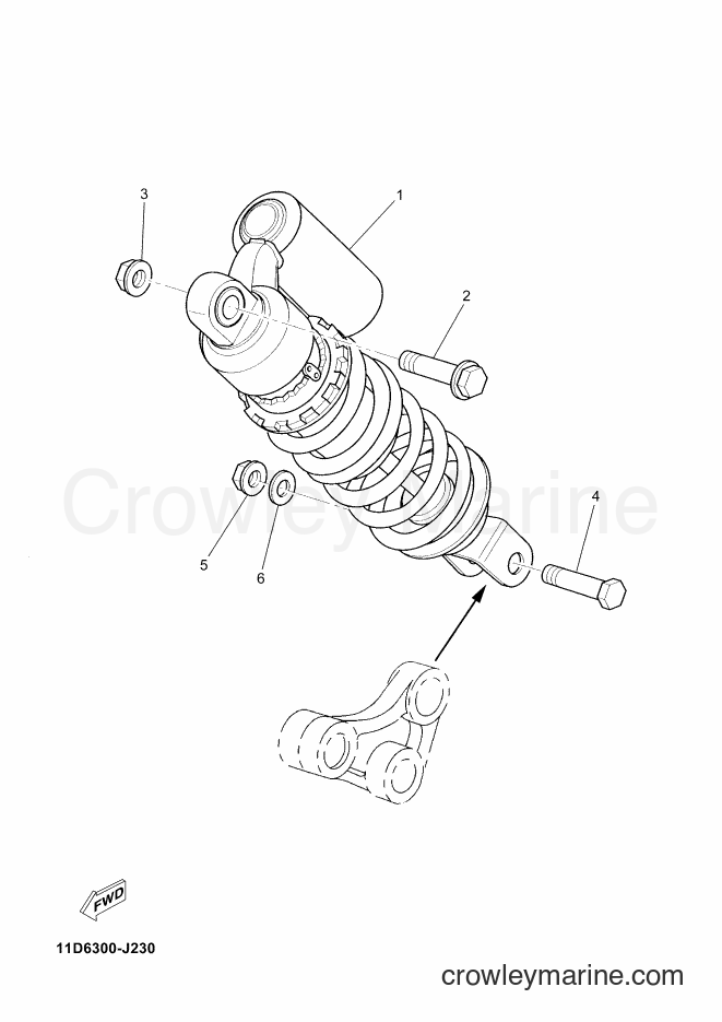 2012 Dirt Bike XT660ZA - XT660ZA (2BE1) [010] - REAR SUSPENSION