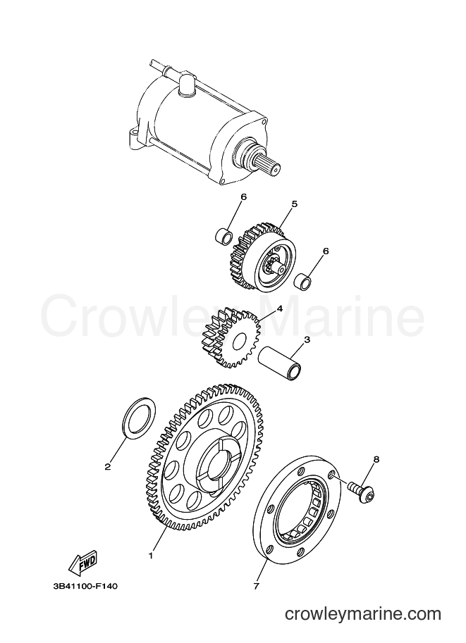 2009 ATV YFM700FWAD - YFM700FWAD (43PE) [010] - STARTER CLUTCH