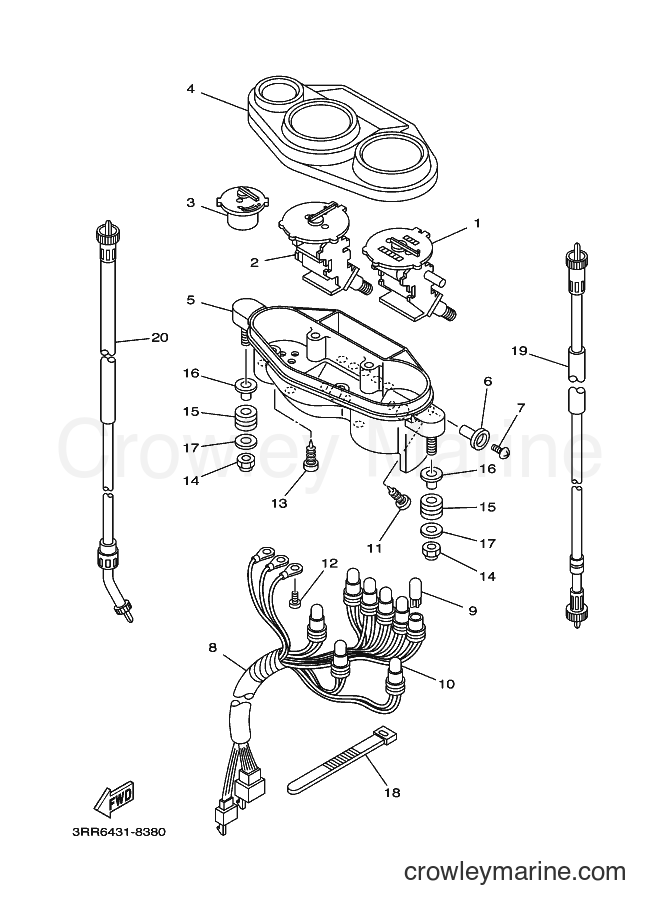 Yamaha Motors TZR150 (3RR6) [010] - METER