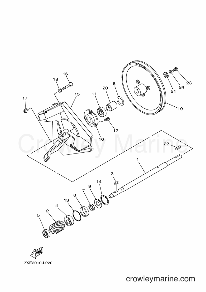 2012 Snowblower YS1070 - YS1070 (7XE3) [010] - AUGA DRIVE & IMPELLER